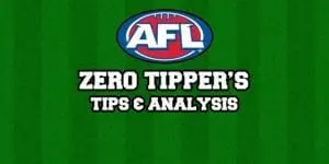 Zero Tipper's Round Eight Tips