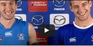 Roos' players stitched up in fake press conference