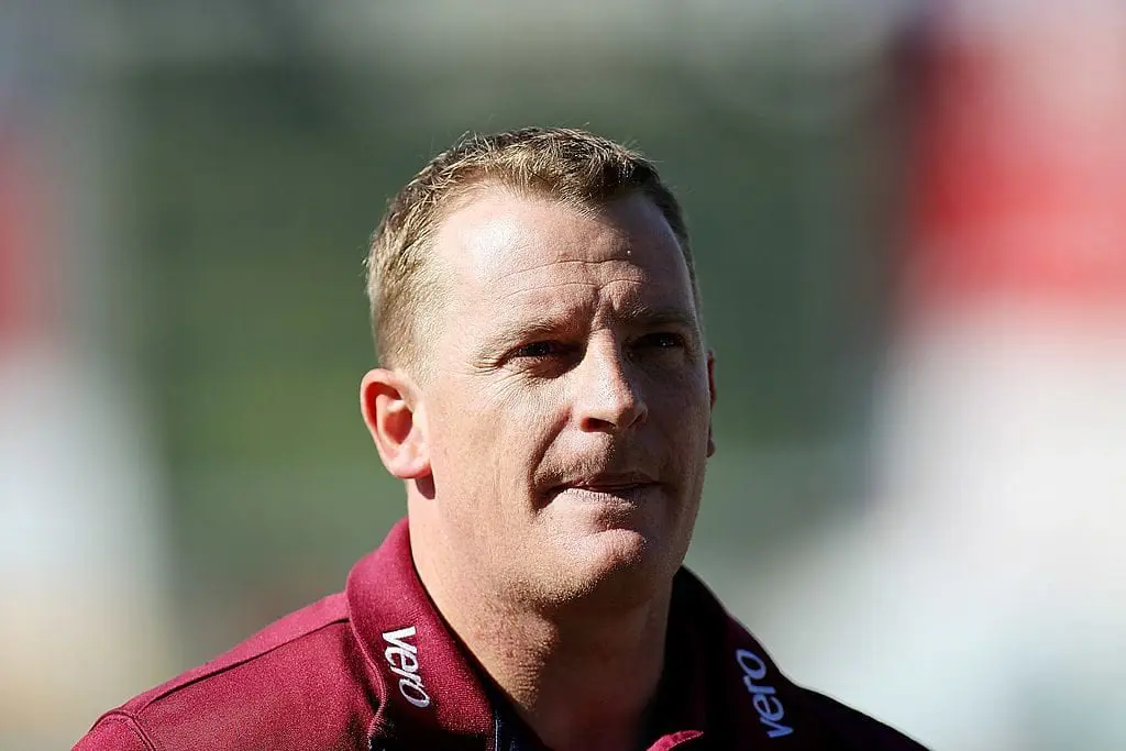 Michael Voss of the Lions looks on before the round 18 AFL match between Port Adelaide Power and the Brisbane Lions at AAMI Stadium on July 28, 2013 in Adelaide, Australia. (Photo by Morne de Klerk/Getty Images)