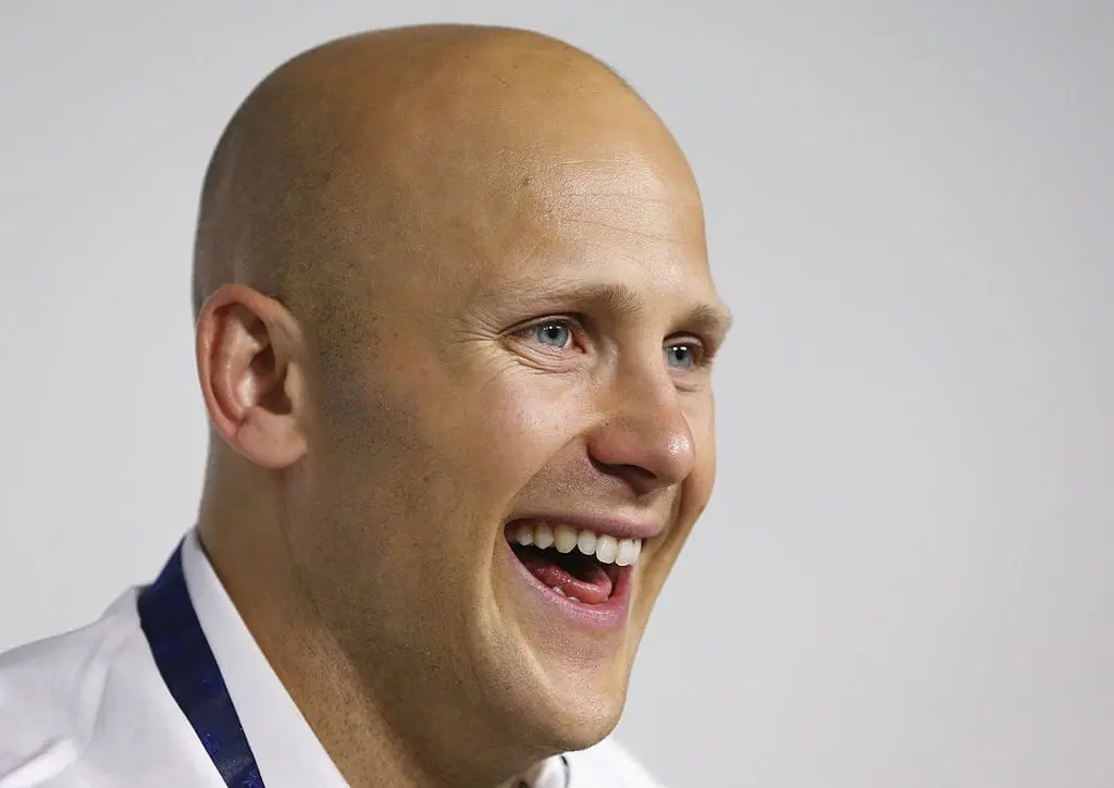 MELBOURNE, AUSTRALIA - SEPTEMBER 24: Gary Ablett Jnr of the Gold Coast laughs at AFL House on September 24, 2013 in Melbourne, Australia. Ablett won the 2013 AFL Brownlow medal last night. (Photo by Scott Barbour/Getty Images)