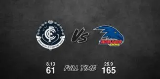 Carlton vs Adelaide – Round 23, 2018 Carlton vs Adelaide - Round 23, 2018