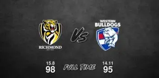 Richmond vs Western Bulldogs – Round 23, 2018 Richmond vs Western Bulldogs - Round 23, 2018