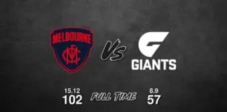 Melbourne vs GWS – Round 23, 2018 Melbourne vs GWS - Round 23, 2018