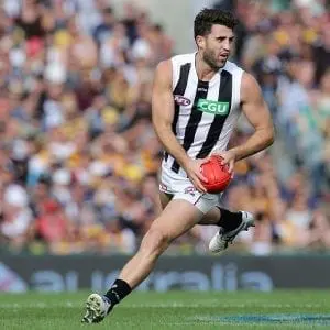 REPORTS: Magpie facing the exit door, linked to Carlton