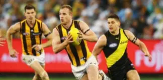 Tom Mitchell re-signs with Hawthorn