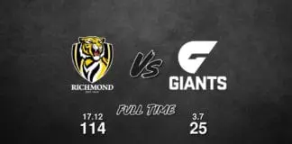 FULL TIME: Richmond vs GWS - Grand Final, 2019