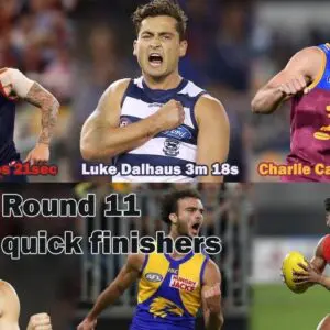 Useless Stats Round 11: Quick goals, Dockers' unwanted 32-year record and Castagna numerology