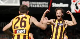 “Extremely disappointed”: AFL ends club’s long lasting relationship with Tasmania ahead of Devils joining Hawks confirm re-signing of emerging backman