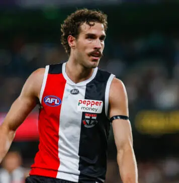 “Plastic knee”: St Kilda coach offers insight into Max King injury AFL2022STKCOL066