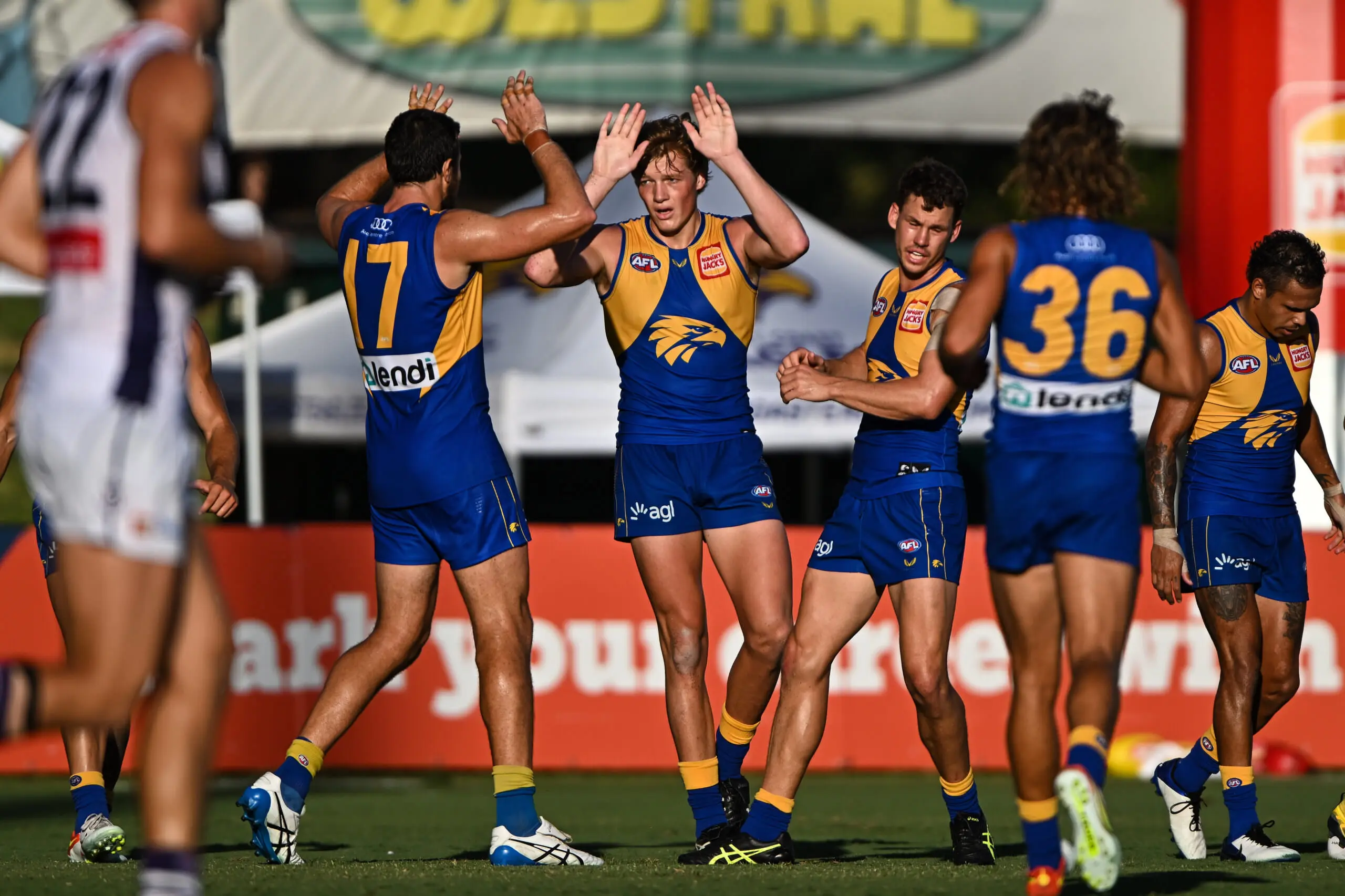 AFL Practice Match - West Coast v Fremantle AFL Practice Match - West Coast v Fremantle