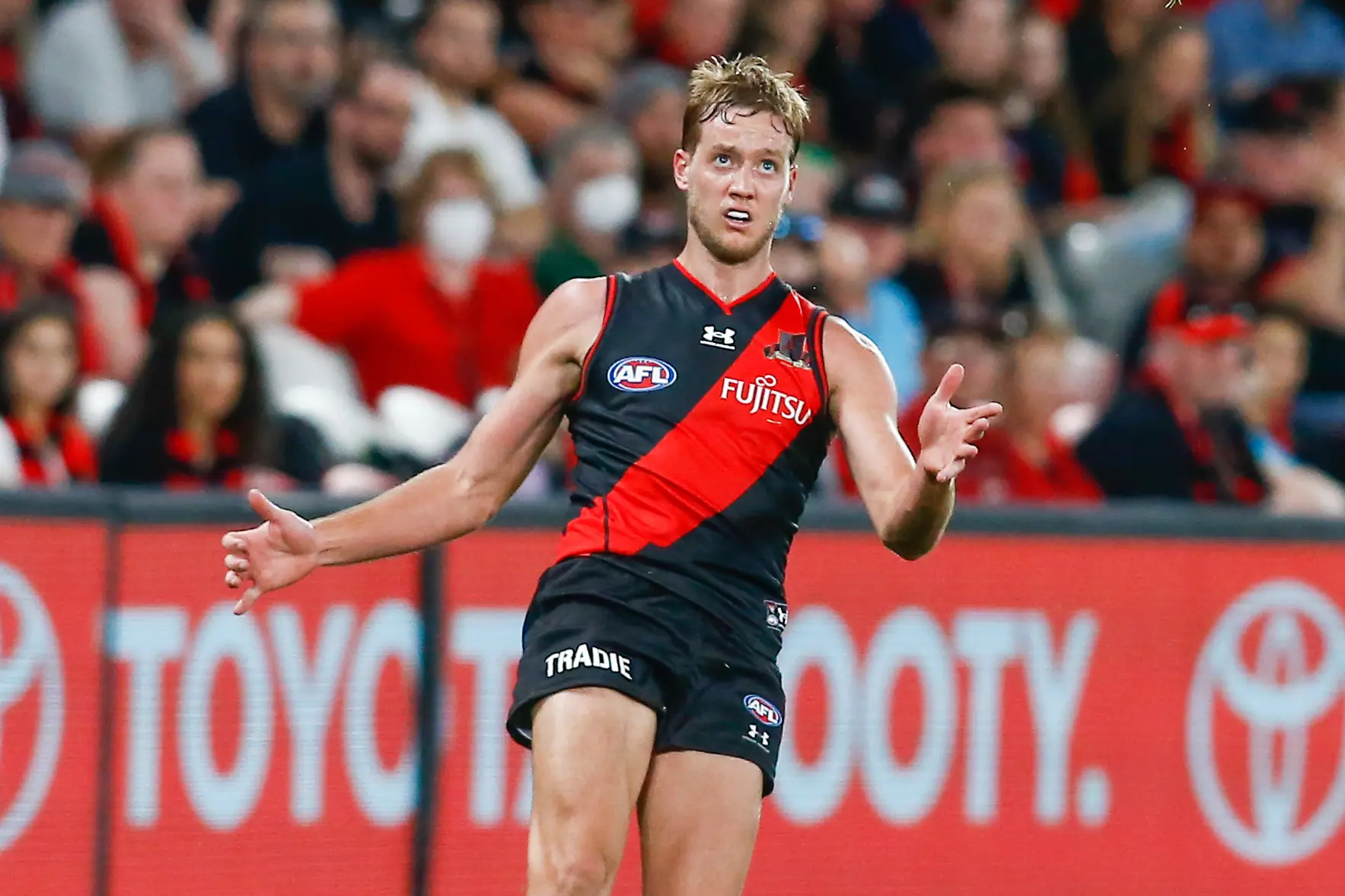 Bomber Darcy Parish set for stint on sidelines