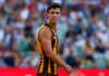 Hawthorn off-season scandal concludes as midfielder learns fate from US arrest Track watch: Father-son duo, NGA draft talent join Hawks for hot pre-season session