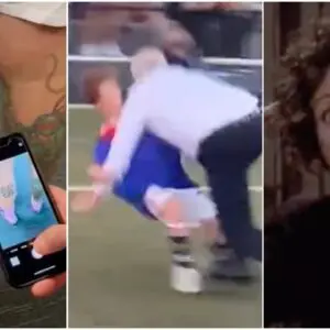 Blues fan's spectacular tattoo, Scomo's tackle and Grand Final start times: SOCIAL TALK
