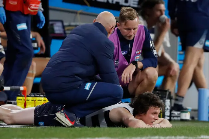 "It's no sure thing": Cats 'optimistic' Max Holmes' hamstring may not provide grand final hammer blow