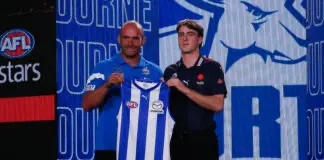 Kangaroos draftee George Wardlaw backed for AFL debut as Tarryn Thomas makes club return