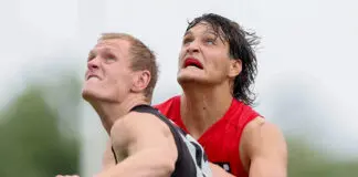 Rival clubs reportedly eyeing Gold Coast ruckman Ned Moyle