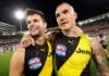Dustin Martin's three-word response to Suns rumours