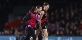 "Wasn't a cork": Bomber backman Jordan Ridley back under injury cloud