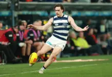 Geelong forward in “doubt” as ruck ruled out for Suns clash Geelong assist machine Gryan Miers closing in on Brisbane great's record