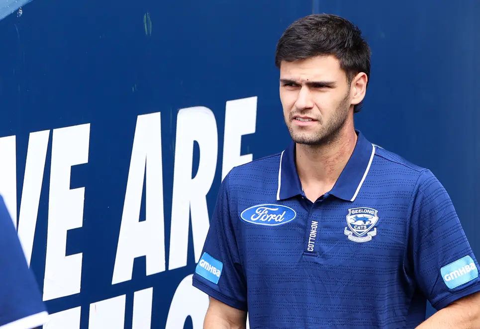 "Didn't think I would end up here": Former Hawthorn tall reflects on 'shock' Geelong move