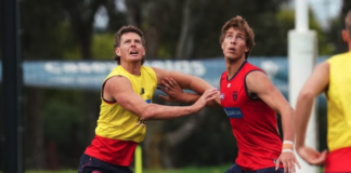 Mixed news for Melbourne recruit as Demons confirm extent of hamstring blow