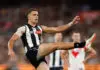 "It's going to be hard to keep his spot": Collingwood forward under the pump after lacklustre showing