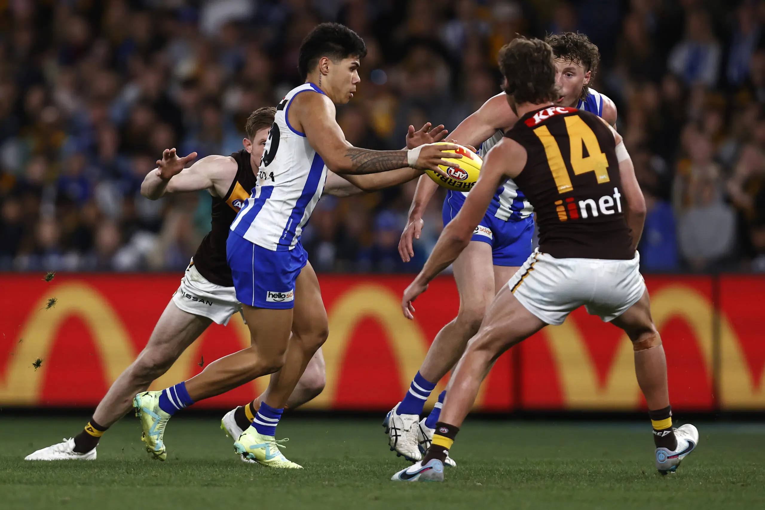 FINAL TEAMS: North Melbourne vs Hawthorn - Round 6, 2024