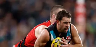 Essendon young gun hamstrung, Port Adelaide veteran subbed out