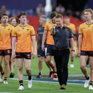Mitchell's scathing review of "completely unacceptable" Hawthorn performance