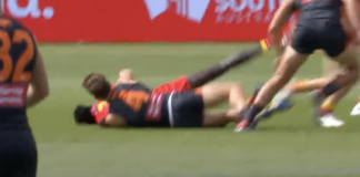AFL MRO: Is Toby Greene in trouble for this "dumping" tackle?