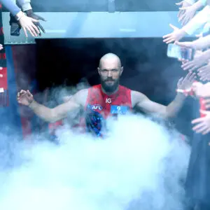 Melbourne captain Max Gawn reveals "weird" pre-game conversation with coach