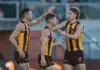 The unlikely Hawk following in the footsteps of champion teammates