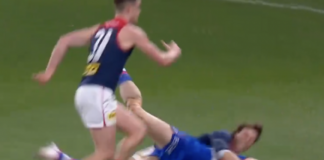AFL MRO: What Melbourne midfielder could face for tackle on Dogs star
