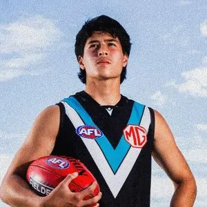 Josh Lai has been awarded a place on Port Adelaide’s AFL list during the Supplementary Selection Period. Image: Matt Sampson.