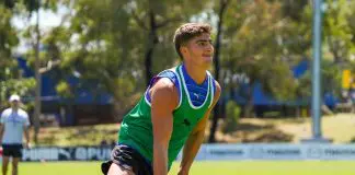 AFL-Training-February-12-2025-3-. Harry Sheezel. Credit: North Melbourne.