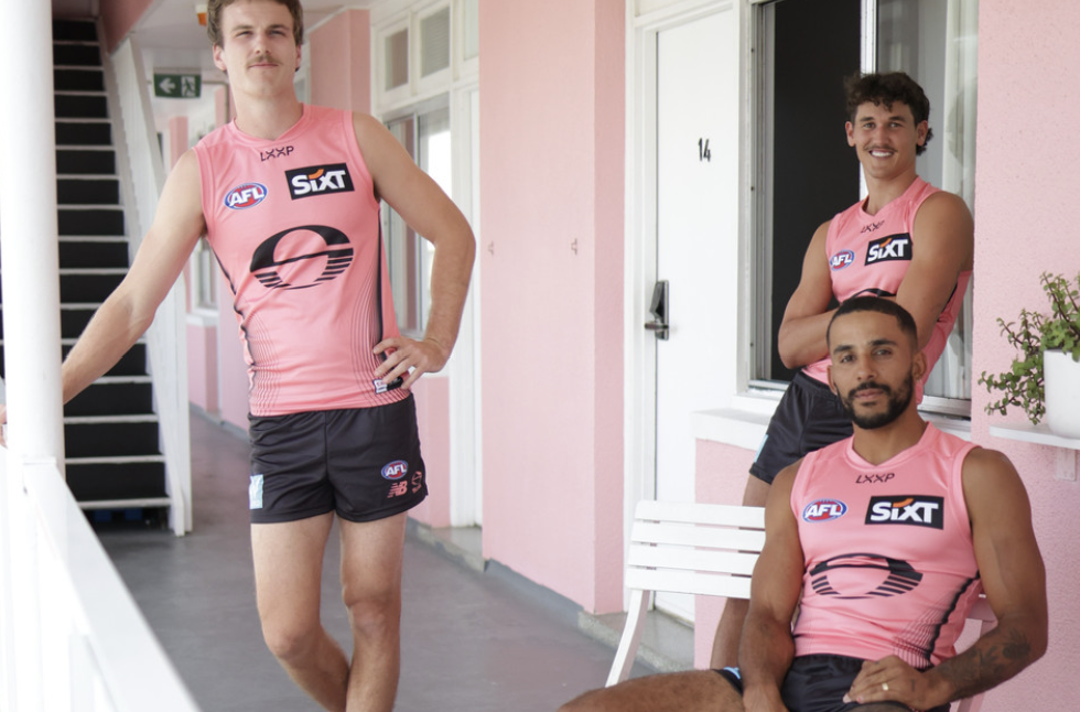 Gold Coast's new pink uniform. (Photo: Gold Coast Suns)