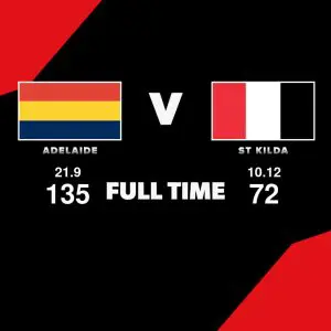 LIVE: Adelaide vs St Kilda – Round 1, 2025