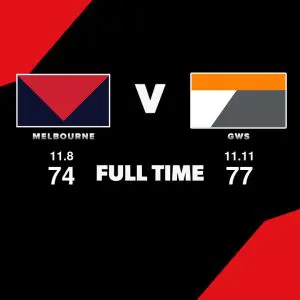 LIVE: Melbourne vs GWS – Round 1, 2025
