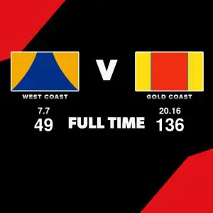 LIVE: West Coast vs Gold Coast – Round 1, 2025