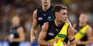 Richmond leader set for extended break following latest concussion MELBOURNE, AUSTRALIA - MARCH 13: Jack Ross of the Tigers is tackled by Tom De Koning of the Blues during the 2025 AFL Round 01 match between the Richmond Tigers and the Carlton Blues at the Melbourne Cricket Ground on March 13, 2025 in Melbourne, Australia. (Photo by Michael Willson/AFL Photos via Getty Images)