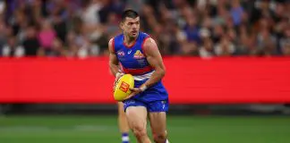 Dog in MRO strife, plenty of injury updates for Sydney and Western Bulldogs MELBOURNE, AUSTRALIA - MARCH 21: Matthew Kennedy of the Bulldogs takes possession of the ball during the round two AFL match between Footscray Bulldogs (Western Bulldogs) and Collingwood Magpies at Melbourne Cricket Ground, on March 21, 2025, in Melbourne, Australia. (Photo by Morgan Hancock/AFL Photos/Getty Images)