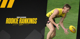 Top five shake-up as Tiger makes his move, Demon continues case: AFL Rookie Rankings – Round 5