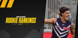 Two players re-enter top five, No.1 holds spot: AFL Rookie Rankings – Round 4