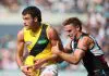 Tigers set to be without pair of cubs ADELAIDE, AUSTRALIA - MARCH 22: Harry Armstrong of the Tigers is tackled by Jackson Mead of the Power during the 2025 AFL Round 02 match between the Port Adelaide Power and the Richmond Tigers at Adelaide Oval on March 22, 2025 in Adelaide, Australia. (Photo by James Elsby/AFL Photos via Getty Images)