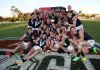 Gather Round state league clash locked in for 2026 TANUNDA, AUSTRALIA - APRIL 12: The VFL team celebrate the win during the 2025 AAMI State Men's Game between SANFL and VFL at Tanunda Recreation Park on April 12, 2025 in Tanunda, Australia. (Photo by Kelly Barnes/AFL Photos/via Getty Images)