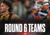 Round 6 Team Line-Ups