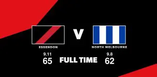 LIVE: Essendon vs North Melbourne – Round 8, 2025