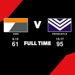 LIVE: GWS vs Fremantle – Round 10, 2025