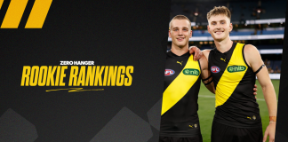 Richmond and Brisbane youngsters switch again, Saint makes first appearance: AFL Rookie Rankings