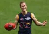 PERTH, AUSTRALIA - SEPTEMBER 03: Adam Selwood looks on during a West Coast Eagles AFL training session at Patersons Stadium on September 3, 2012 in Perth, Australia.  (Photo by Paul Kane/Getty Images)